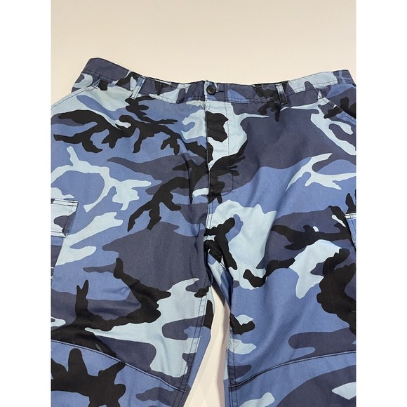 Rothco Blue BDU Pants Camouflage Tactical 6-Pocket Cargo Military Fatigues - Picture 3 of 16